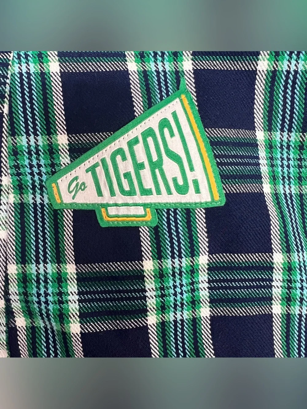 Justice x Stranger Things Plaid Skort 🐯 Hawkins Tigers, Size S (7/8)